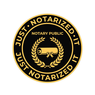 JUST NOTARIZED IT